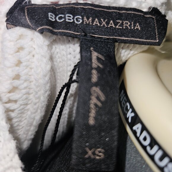 BCBGMaxAzria Fringe-Trimmed Sweater Short Sleeve - Picture 4 of 4